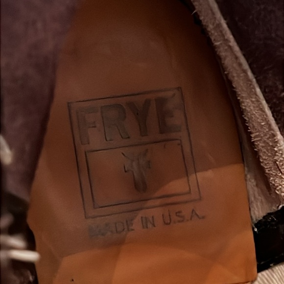 FRYE Mens Conway Harness Distressed Boots Size 11 - Picture 6 of 13